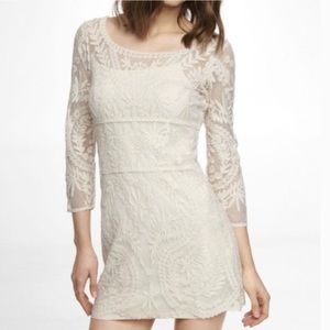 Lace Express White/Cream Dress